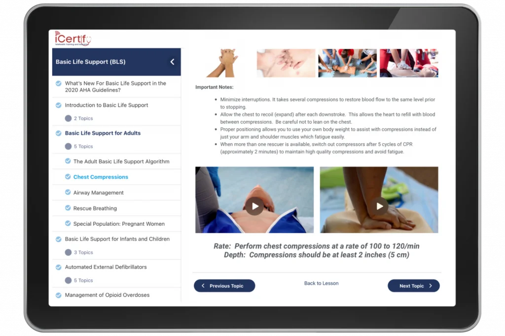BLS Provider Course Preview