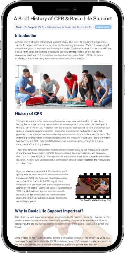 Basic Life Support 13 iphone bls demo