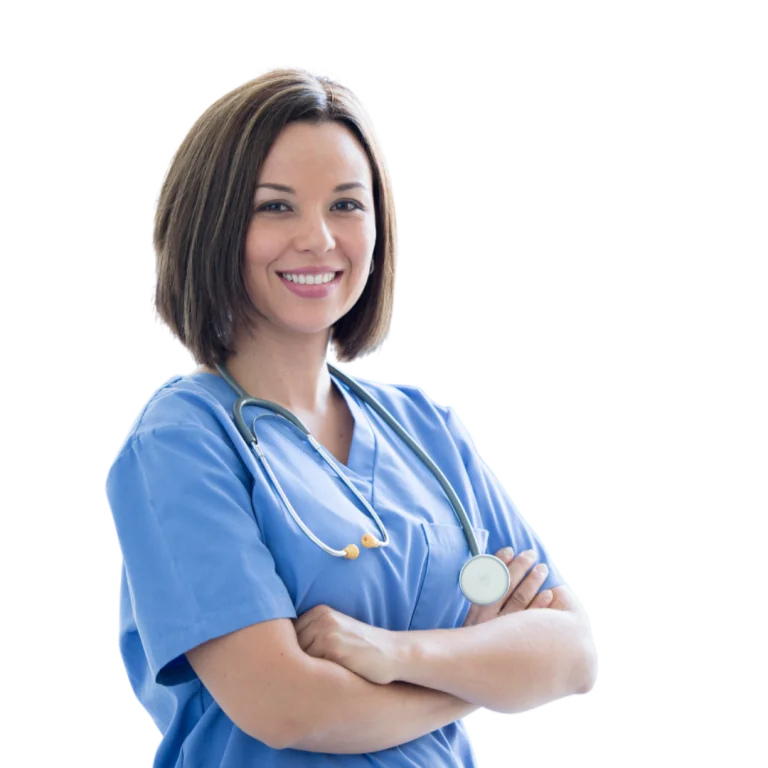 Basic Life Support 18 brunetter nurse photo cutout